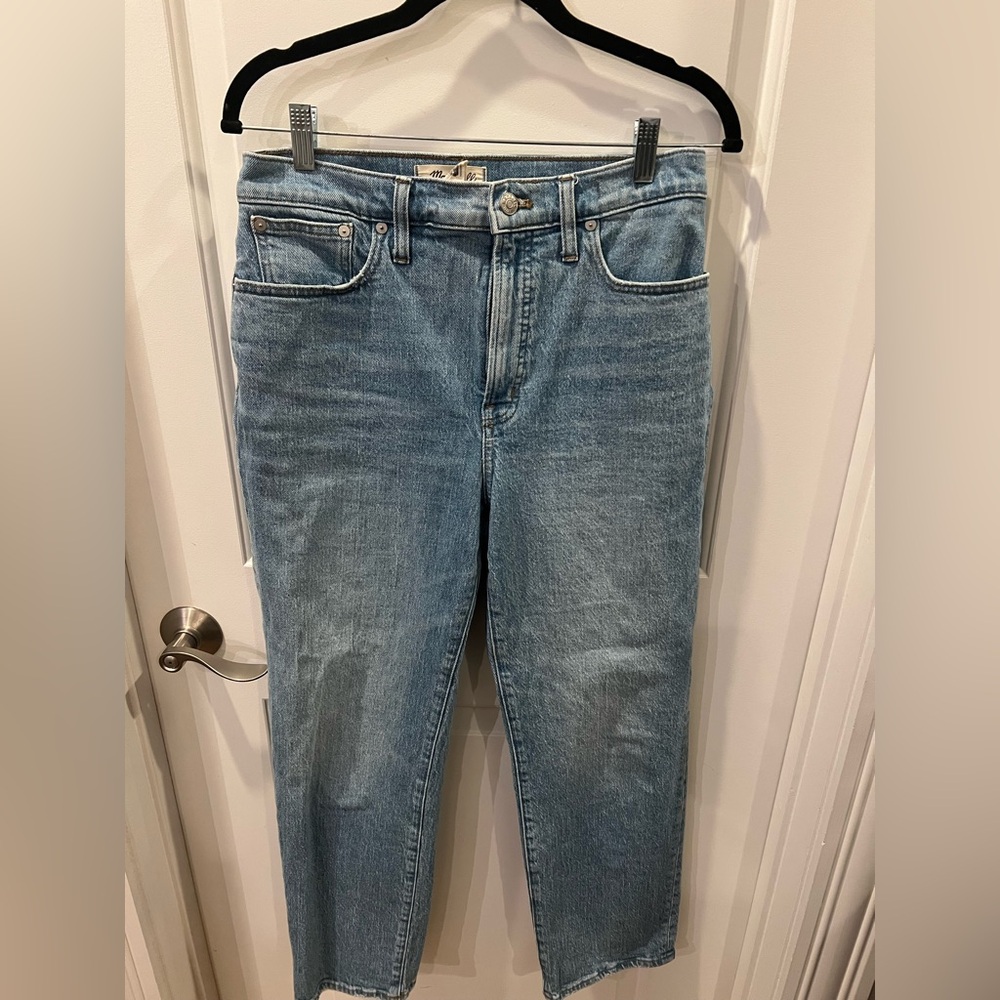 Madewell perfect vintage straight jean size 28